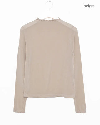 See-through layered T-shirt