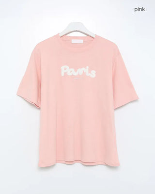 Lettering Short-Sleeved T-Shirt
