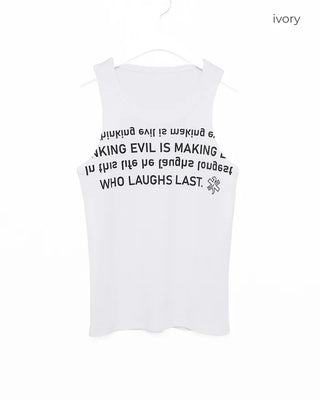 Bustline Lettering Tank Top