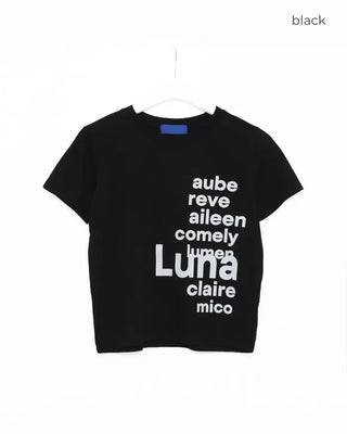 Lettering Point Short-Sleeve T-Shirt