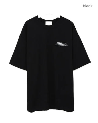 (Unisex) Moon Lettering Short-Sleeve T-Shirt