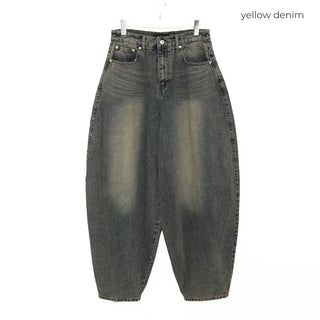 Balloon Washed Denim Pants