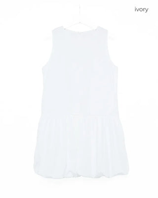 Sleeveless balloon mini dress