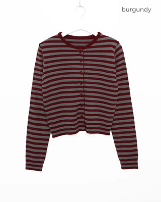 Ribbed Border Basic Fit Cardigan