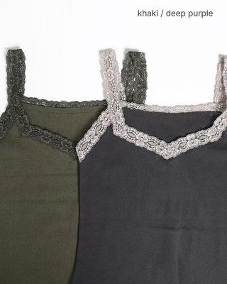 Hexagon Lace Neck Camisole