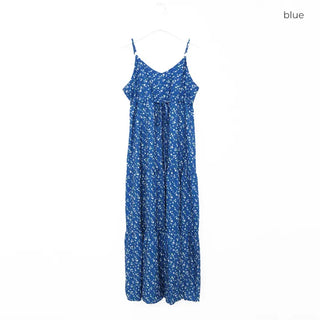 Flower Long Camisole Dress