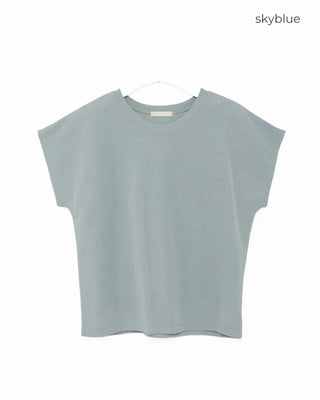 Round neck short-sleeve T-shirt