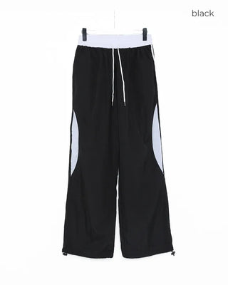 Side Round Point Windbreaker Pants