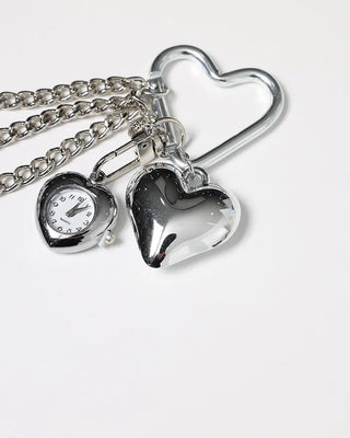 Watch Heart Keyring