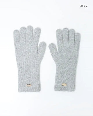 Angora colored gloves
