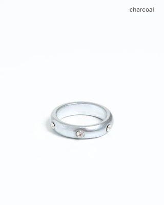 Cubic Point Gloss Ring