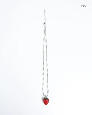 Strawberry Cubic Necklace
