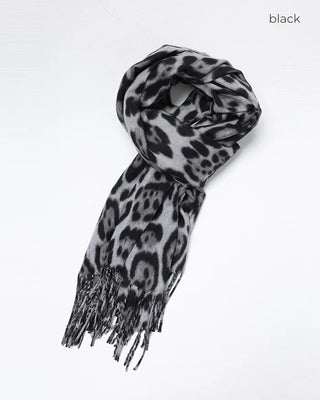 Leopard print scarf