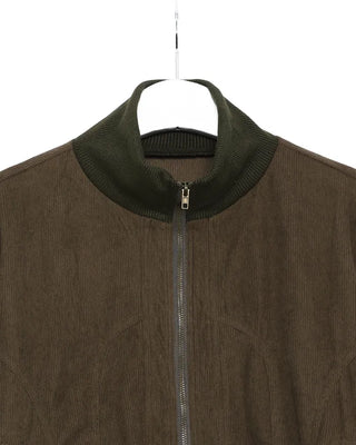 Wide Rib Corduroy Semi-Cropped Blouson Jacket