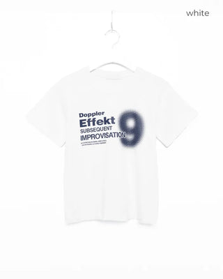 9 Effect Lettering Half T-Shirt