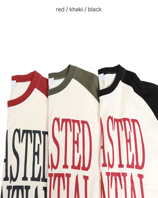 Logo Raglan Long T-Shirt