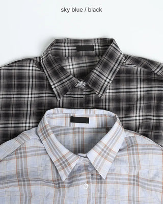Checked overshirt