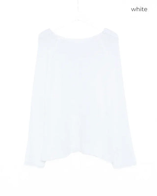 See-through oversized knit