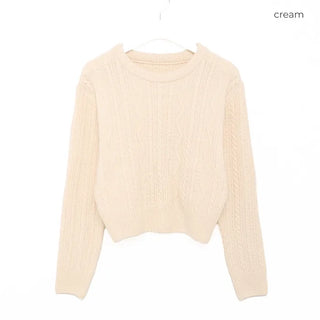 Basic Cable Knit Round