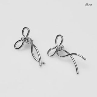 Ribbon earrings