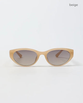 Oval frame sunglasses