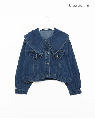Big Collar Denim Jacket