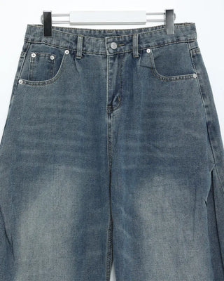 Washed Curved Denim