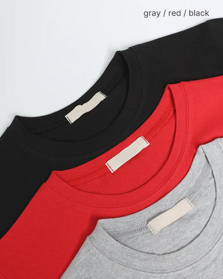 Semi-Cropped Basic Half T-Shirt