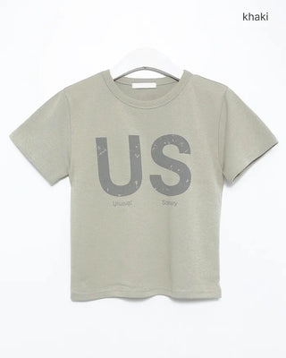US Print Mini Short Sleeve T-Shirt