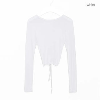Backless strap t-shirt