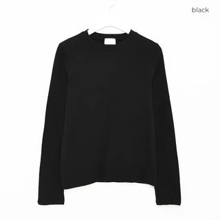 Basic brushed cotton T-shirt
