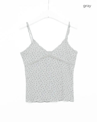Lace flower pattern camisole