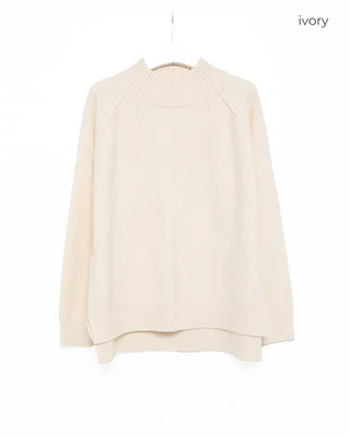 Raglan Line Point Knit
