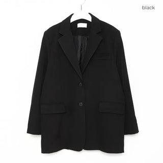 Simple oversized single jacket