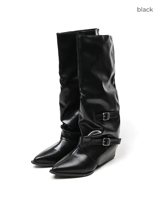 Stiletto long boots