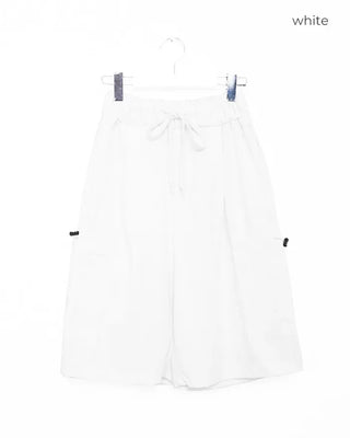 (Unisex) String Cargo Bermuda Pants