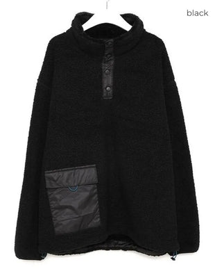 Boa fleece half-button anorak