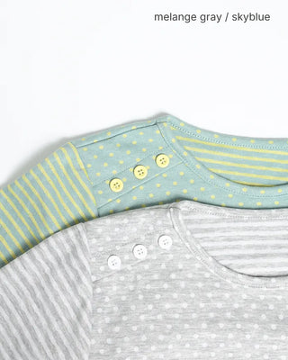 Side Button Point T-Shirt