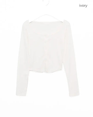 Slim-fit layered cardigan