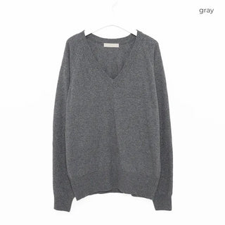 Basil Wool V-Neck Knit