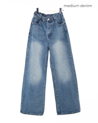 Vintage Wash Wide Denim
