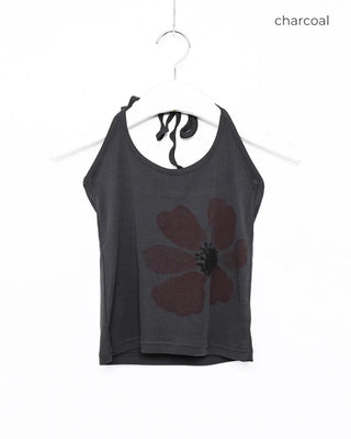 Flower Paint Halter Neck Camisole