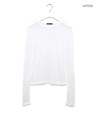 Slim-fit long-sleeved T-shirt