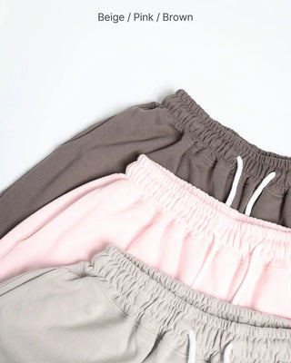 Waist string Bermuda sweatpants