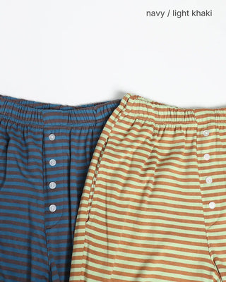 Center Button Border Easy Pants