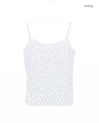 Camisole with flower pads