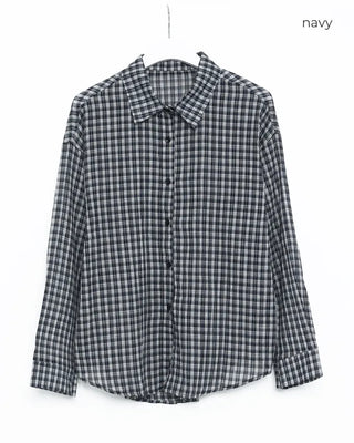 Basic check shirt