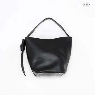 Leather square bag