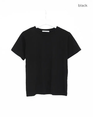 Color Basic Round Short Sleeve T-Shirt