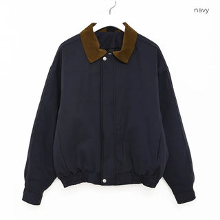 Corduroy Collar Work Jacket